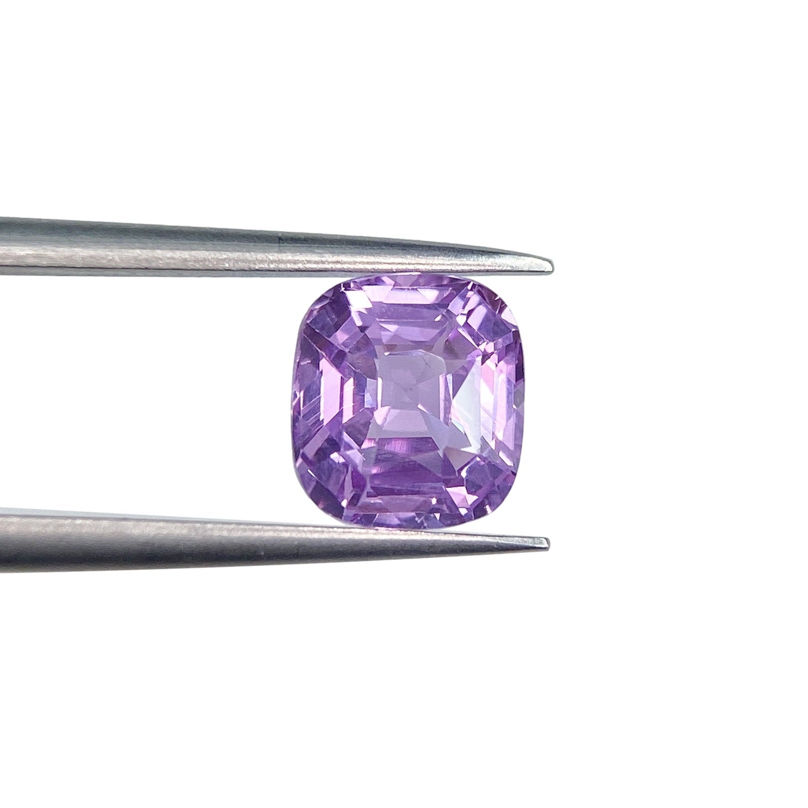 2.20ct | Brilliant Cut Cushion Shape Purple/Pink Sapphire (GIA)-Modern Rustic Diamond