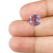 2.22ct | Brilliant Cut Cushion Shape Violet Sapphire-Modern Rustic Diamond