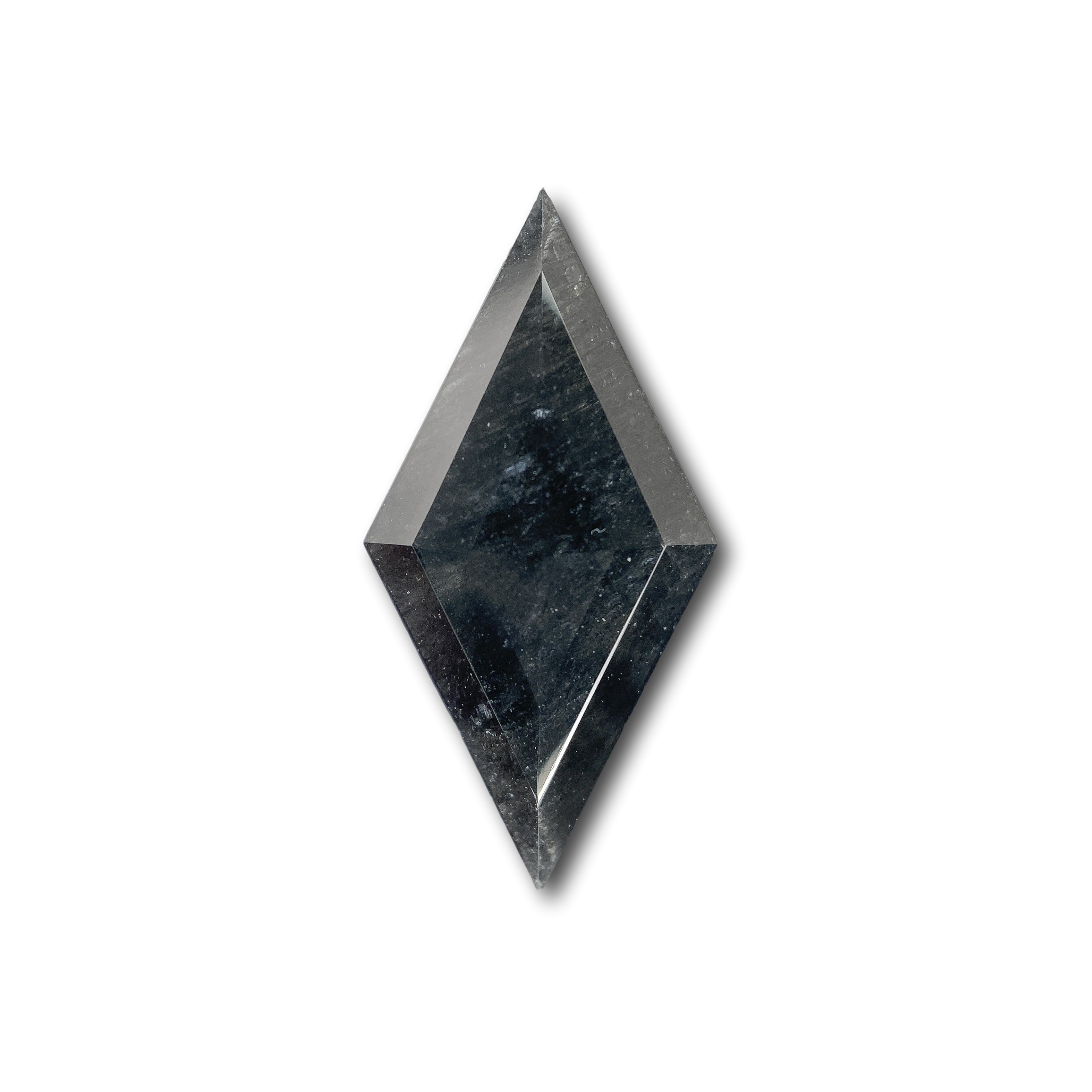 2.22ct | Salt & Pepper Step Cut Kite Shape Diamond-Modern Rustic Diamond