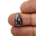 2.54ct | Salt & Pepper Rose Cut Pear Shape Diamond-Modern Rustic Diamond