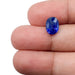 2.57ct | Brilliant Cut Oval Shape Blue Silky Sapphire-Modern Rustic Diamond