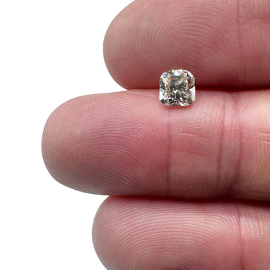 0.69ct | Light Brown VS Cushion Shape Brilliant Cut Diamond - Modern Rustic Diamond