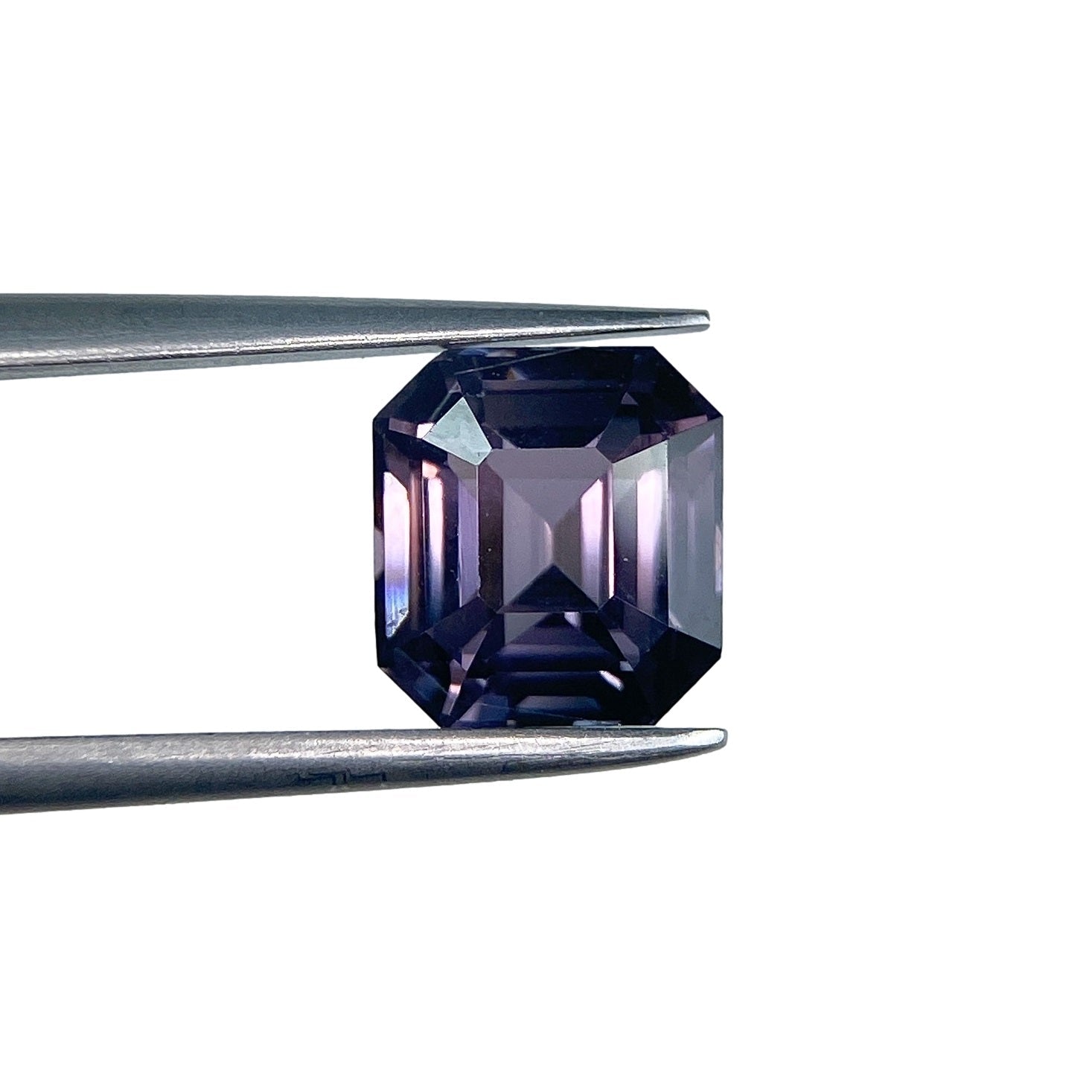 2.63ct | Emerald Cut Pinkish Purple Spinel (GIA)-Modern Rustic Diamond