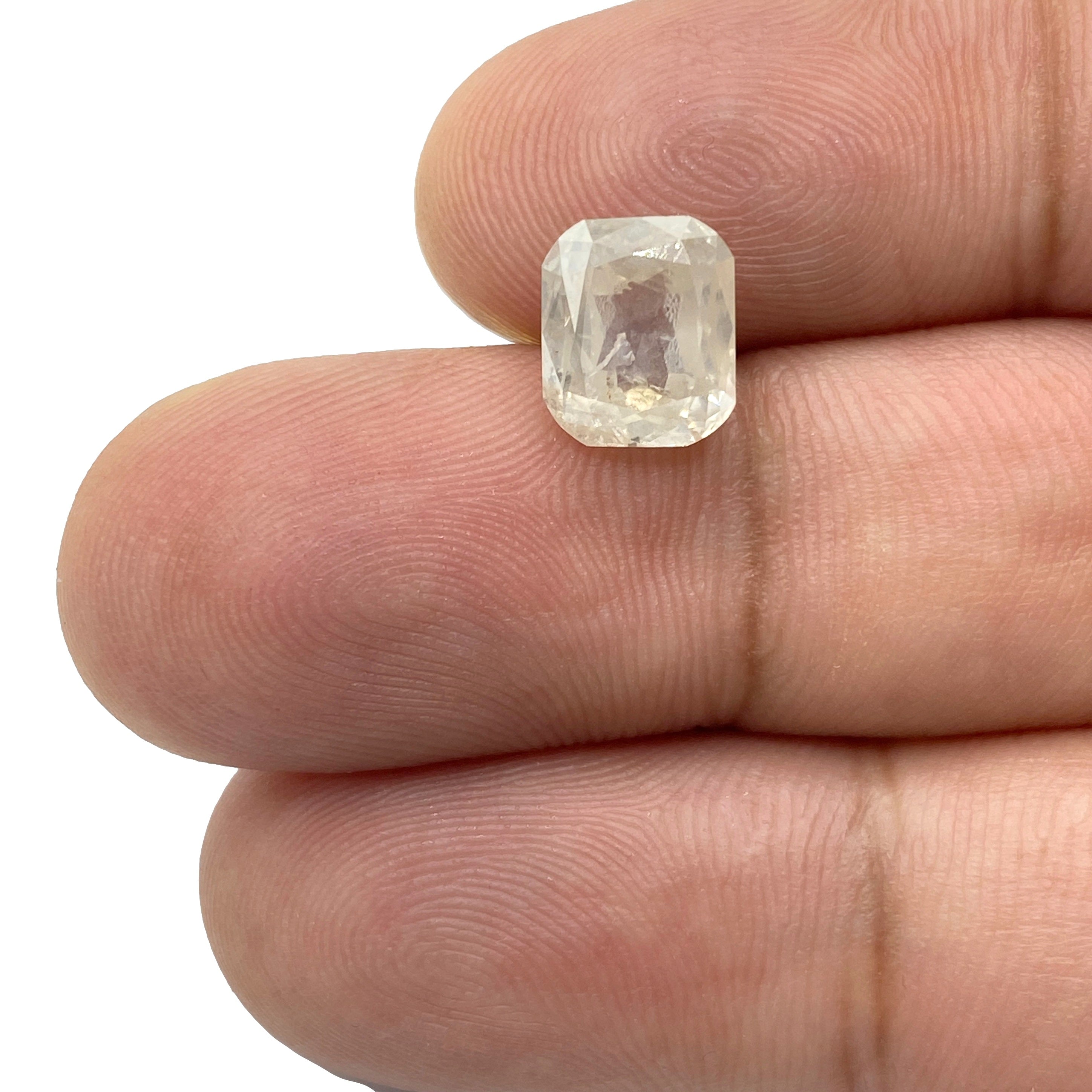 2.69ct | Salt & Pepper Rose Cut Cushion Shape Diamond-Modern Rustic Diamond
