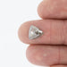 2.86ct | Salt & Pepper Trillion Shape Diamond-Modern Rustic Diamond