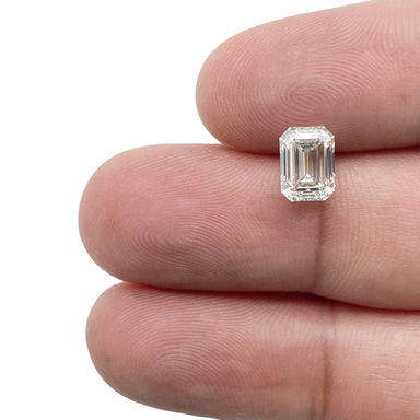 1.51ct | Light Color VS Emerald Shape Step Cut Diamond - Modern Rustic Diamond