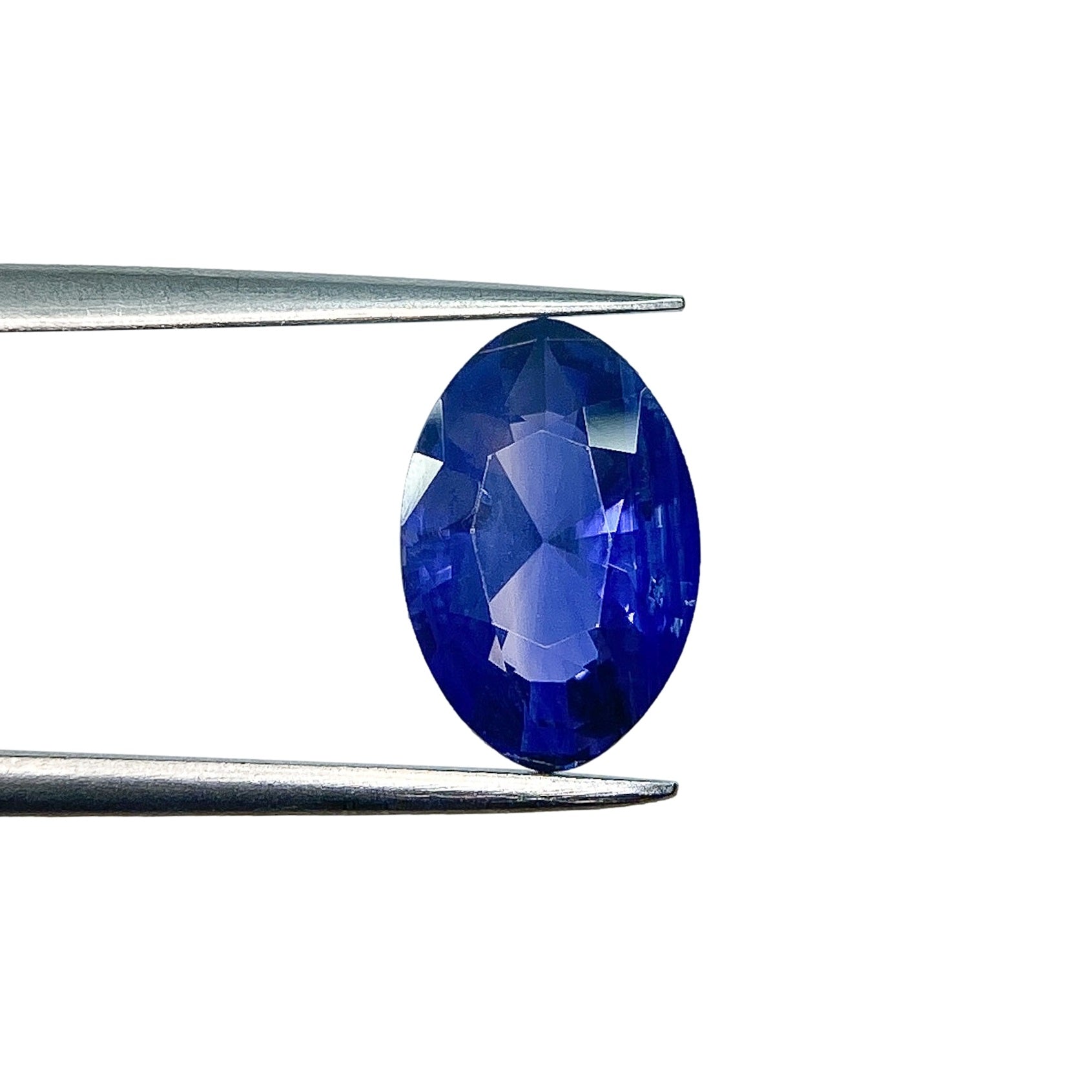 3.02ct | Brilliant Cut Oval Shape Blue Sapphire-Modern Rustic Diamond
