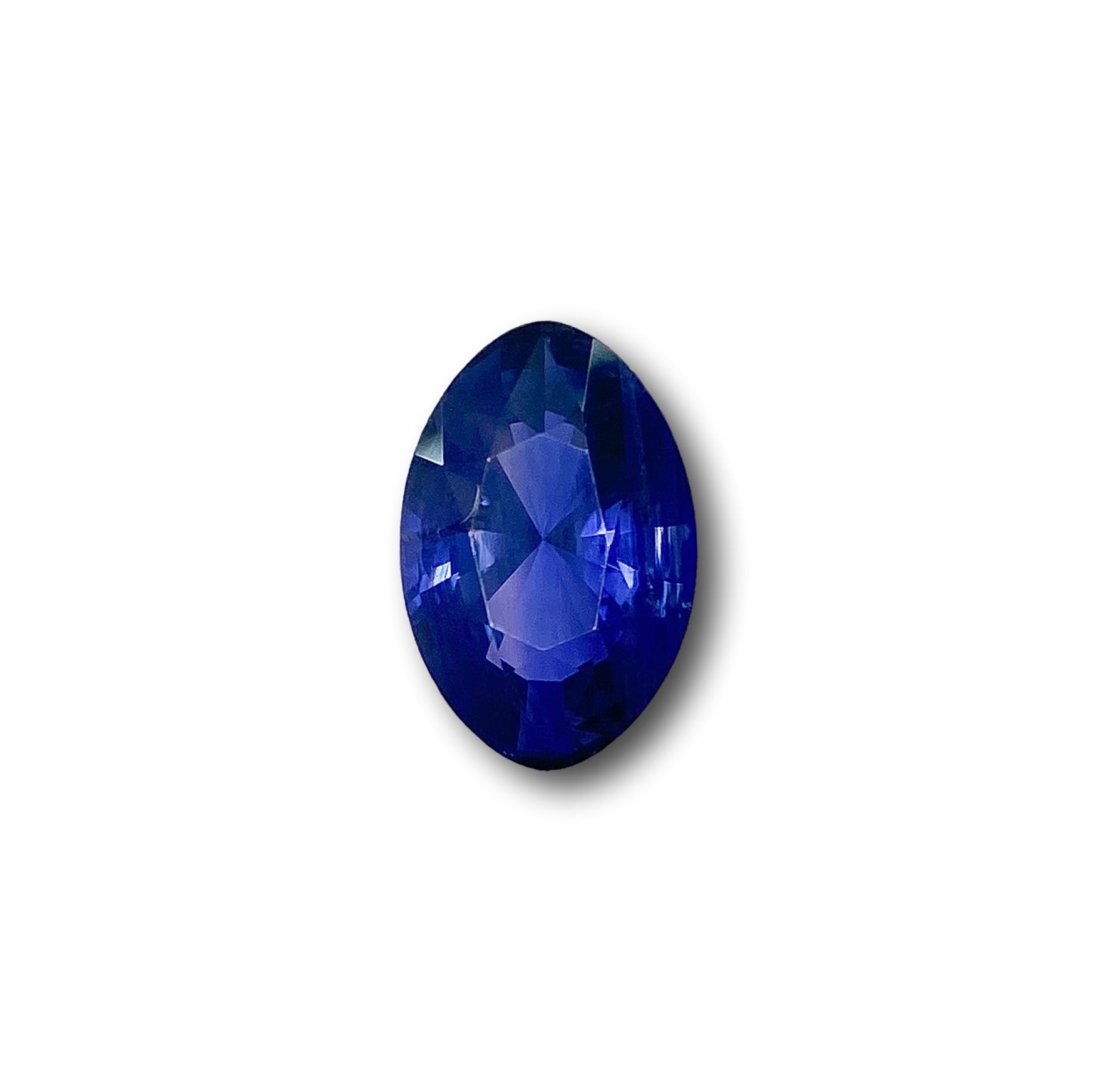 3.02ct | Brilliant Cut Oval Shape Blue Sapphire-Modern Rustic Diamond