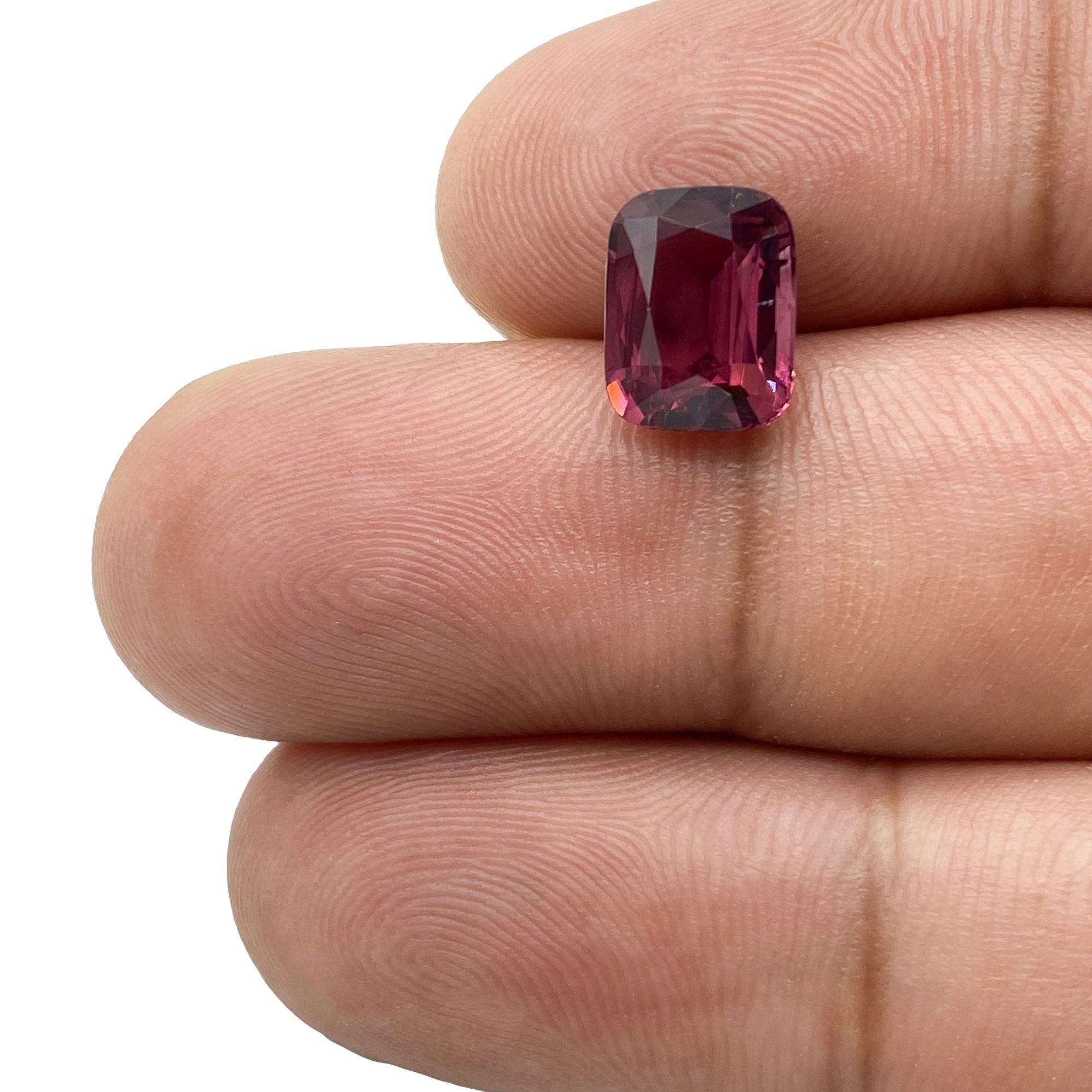 3.04ct | Brilliant Cut Cushion Shape Red Spinel (GIA)-Modern Rustic Diamond