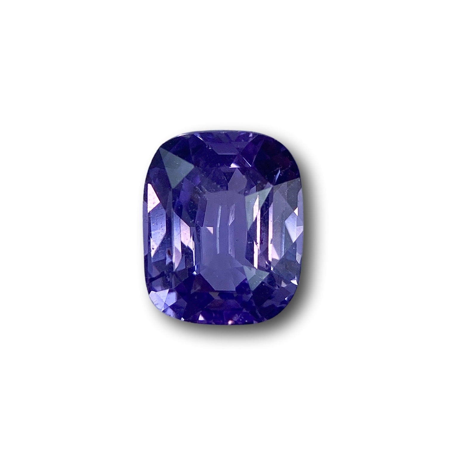 3.05ct | Brilliant Cut Cushion Shape Blue Sapphire-Modern Rustic Diamond