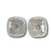 3.06cttw | Salt & Pepper Cushion Cut Matched Pair Diamonds-Modern Rustic Diamond