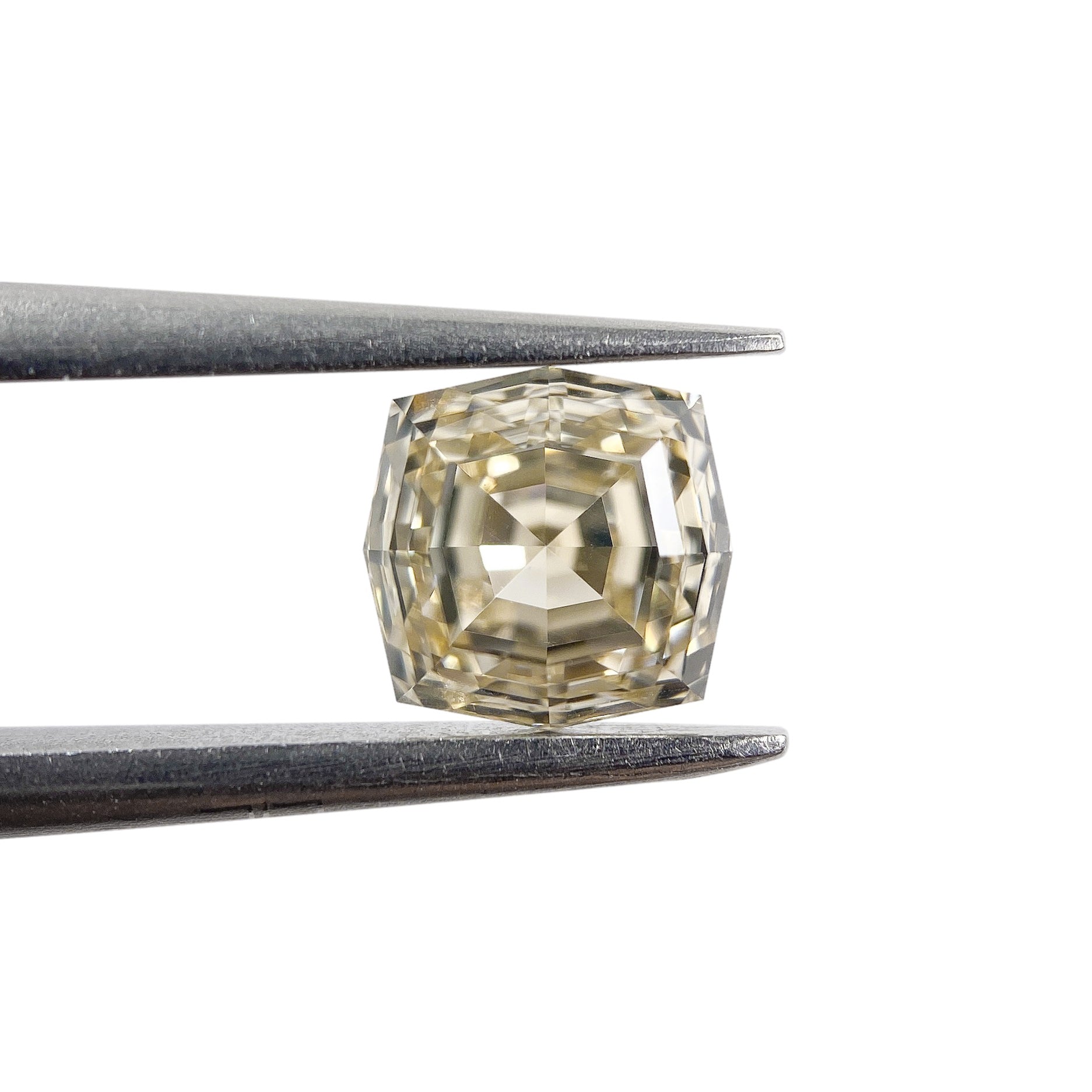 1.01ct | Champagne VVS Octagonal Shape Step Cut Diamond - Modern Rustic Diamond
