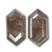 3.50cttw | Brown Hexagon Matched Pair Diamonds-Modern Rustic Diamond
