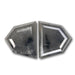 3.69cttw | Opaque Shield Matched Pair Diamonds-Modern Rustic Diamond