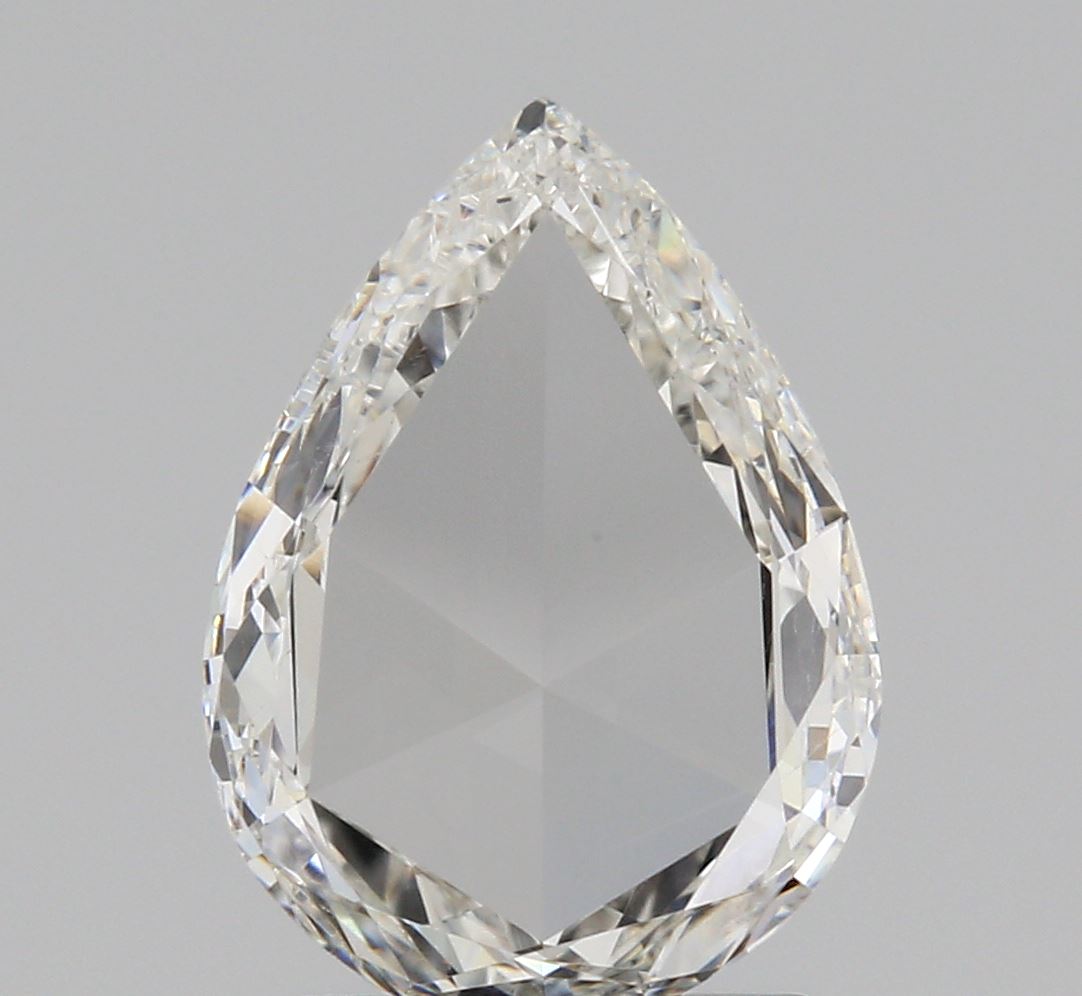 1.05ct | G/SI1 Pear Shape Rose Cut Diamond (GIA) - Modern Rustic Diamond