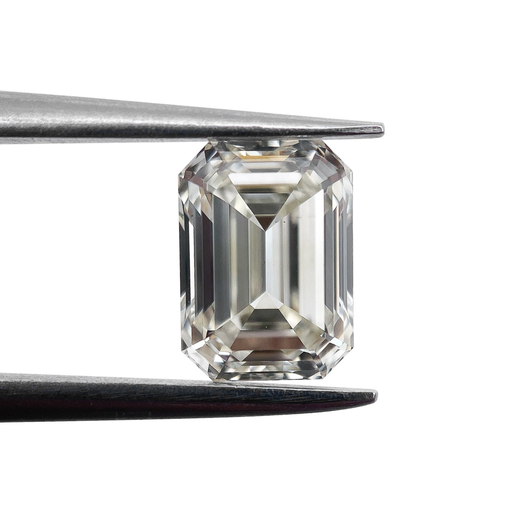 1.51ct | Light Color VS Emerald Shape Step Cut Diamond - Modern Rustic Diamond