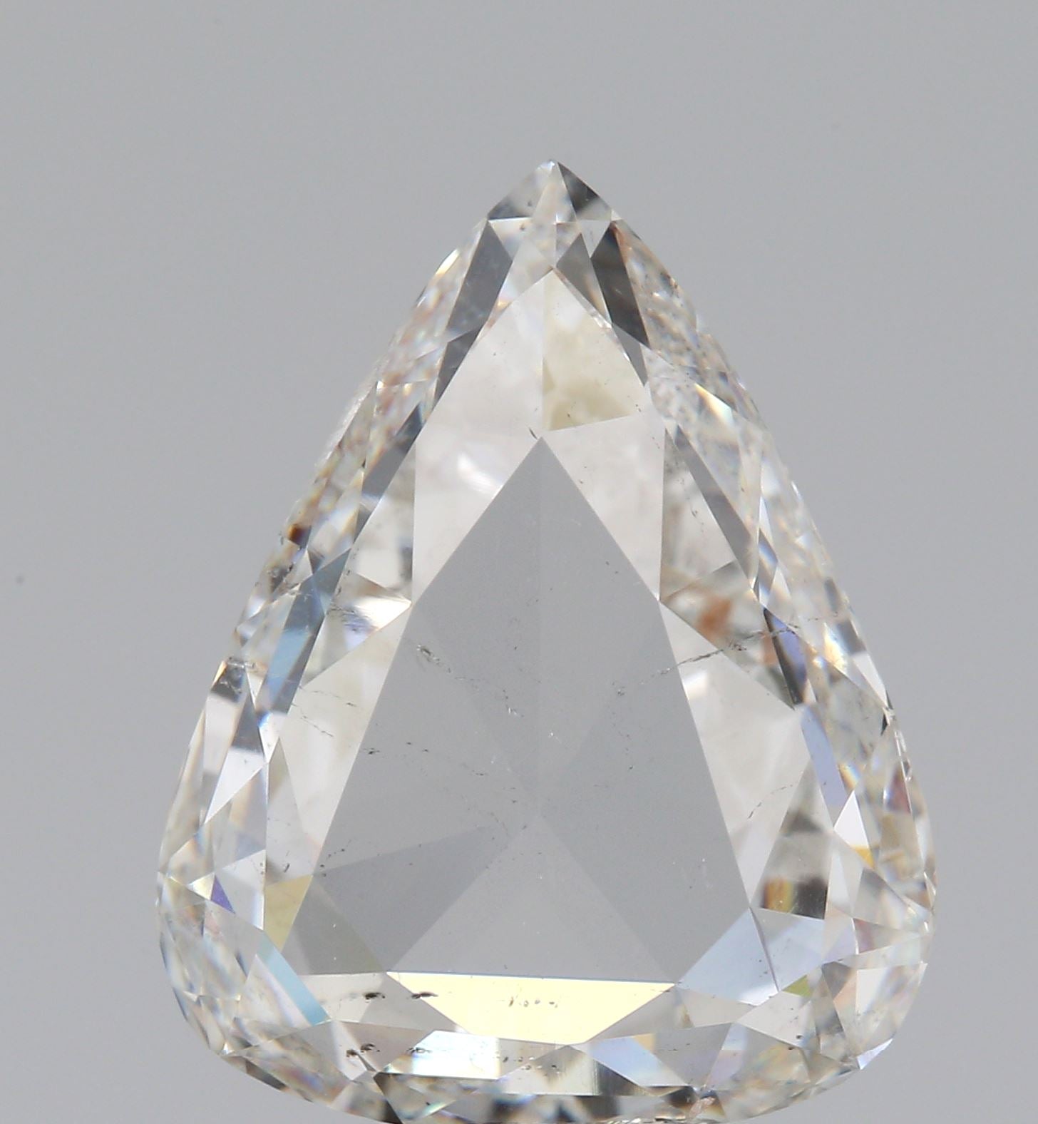 3.49ct | G/VS2-SI1 Pear Shape Rose Cut Diamond - Modern Rustic Diamond