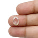 1.38ct | Light Color VVS Oval Shape Rose Cut Diamond - Modern Rustic Diamond