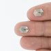 4.35cttw | Opaque Grey Hexagon Matched Pair Diamonds-Modern Rustic Diamond