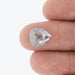 4.95ct | Salt and Pepper Pear Shape Diamond-Modern Rustic Diamond
