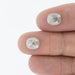 5.18cttw | Salt & Pepper Cushion Matched Pair Diamonds-Modern Rustic Diamond