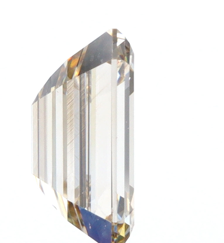 1.01ct | Champagne VS Emerald Shape Step Cut Diamond - Modern Rustic Diamond