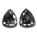 5.71cttw | Salt & Pepper Pear Matched Pair Diamonds-Modern Rustic Diamond