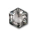 6.12ct | Brilliant Cut Hexagon Shape Gray Sapphire-Modern Rustic Diamond