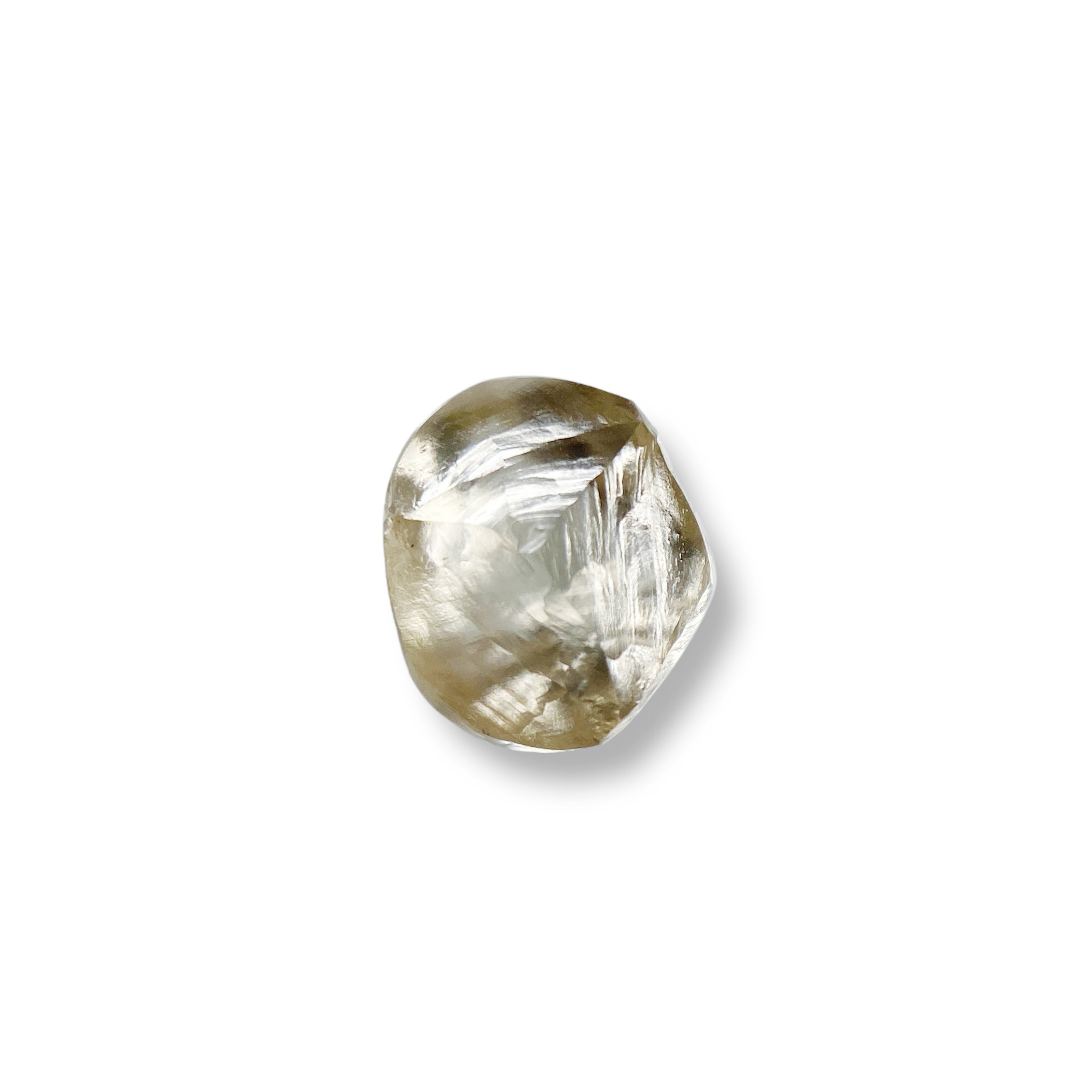 1.27ct | Champagne VVS Oval Shape Step Cut Diamond - Modern Rustic Diamond