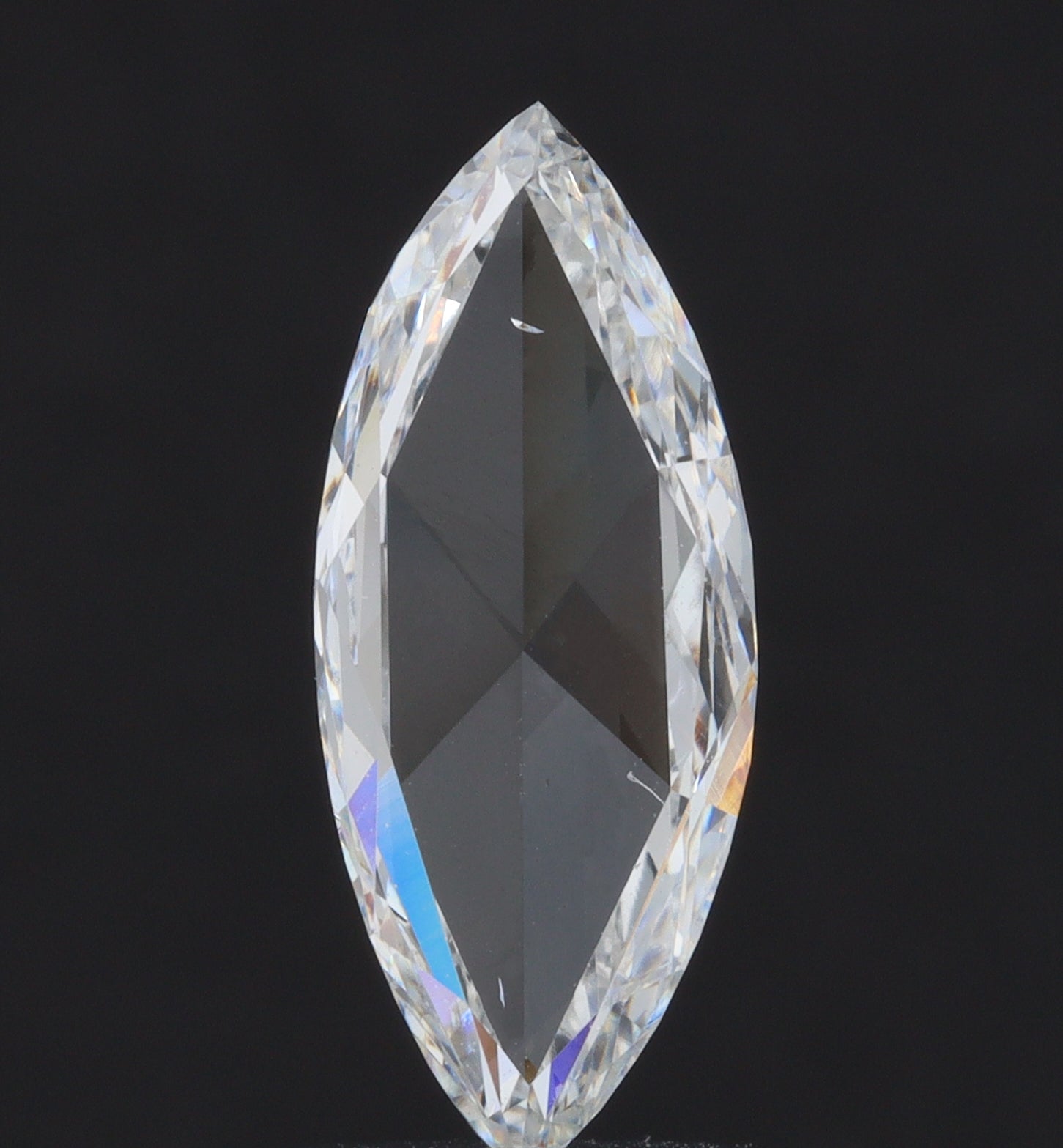 1.06ct | E/SI1 Marquise Shape Rose Cut Diamond (GIA) - Modern Rustic Diamond