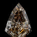 0.76ct | Champagne VVS Kite Shape Step Cut Diamond - Modern Rustic Diamond