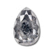 3.47ct | Salt & Pepper Pear Shape Diamond-Modern Rustic Diamond