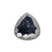 1.83ct | Salt & Pepper Pear Shape Rose Cut Double Sided Diamond-Modern Rustic Diamond