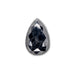 4.34ct | Salt & Pepper Pear Shape Rose Cut Double Sided Diamond-Modern Rustic Diamond
